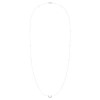 Luvmyjewelry Midnight Crescent Layered Diamond Necklace In Sterling Silver In Silver