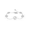 Luvmyjewelry Moon Phases Diamond Bracelet In Sterling Silver In Silver
