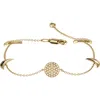 Luvmyjewelry Moonlit Sterling Silver Diamond Bracelet In Yellow