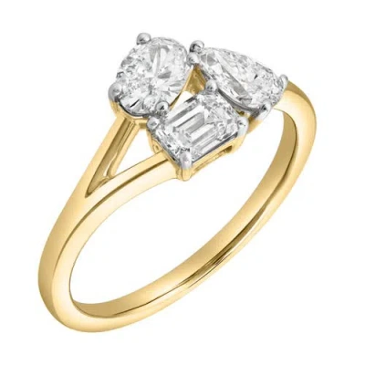 Luvmyjewelry Mysaria 14k Gold Lab Grown Diamond Ring
