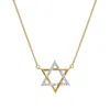 Luvmyjewelry Neriah 14k Gold Star Of David Diamond Pendant In Gold