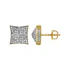 Luvmyjewelry Pureza 10k Yellow Gold Diamond Unisex Earrings - 0.25 Cts In Yellow