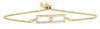 Luvmyjewelry Rectangular Kinetic Uno Slider Bolo Adjustable Diamond Bracelet In 14k Gold In 14k Yellow Gold