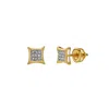 Luvmyjewelry Sabedoria 10k Yellow Gold Diamond Unisex Earrings - 0.06 Cts In Yellow