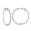 Luvmyjewelry Sepharna 14k Gold Diamond Hoop Earrings - 1.2 Cts In Yellow