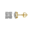 Luvmyjewelry Sombra 10k Yellow Gold Diamond Unisex Earrings In 10k Yellow Gold
