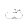 Luvmyjewelry Starry Cascade Sterling Silver Diamond Tiara Bracelet In Silver
