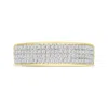 Luvmyjewelry Tessera Unisex Diamond Band Ring In 10k Gold In Yellow