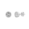 Luvmyjewelry Uyarak 14k Gold Lab Grown Round Solitaire Diamond Earrings In 14k White Gold