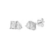 Luvmyjewelry Valessa 14k Gold Lab Grown Diamond Toi Et Moi Earrings In Metallic
