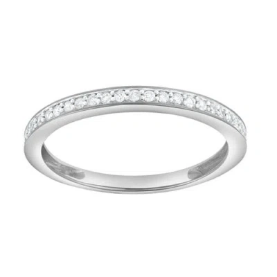 Luvmyjewelry Veyora 14k Diamond Band In Brown
