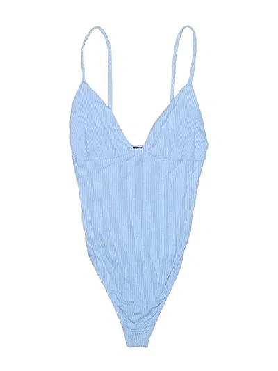 Pre-owned Lux Bodysuit In Blue