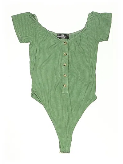 Pre-owned Lux Bodysuit In Green