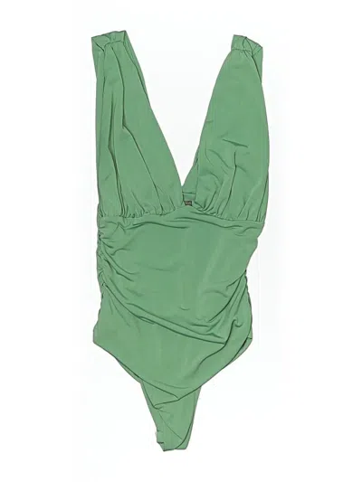 Pre-owned Lux Bodysuit In Green