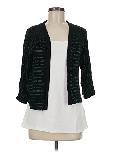 Pre-owned Lux Cardigan Sweater In Green