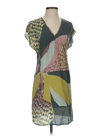 Pre-owned Lux Casual Dress In Green