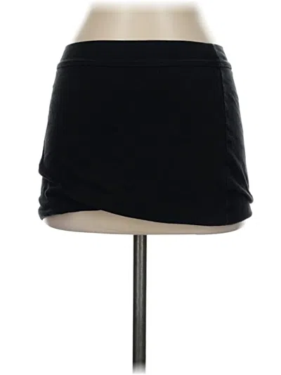 Pre-owned Lux Casual Skirt In Black
