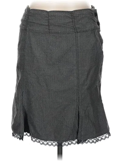 Pre-owned Lux Casual Skirt In Gray