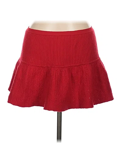Pre-owned Lux Casual Skirt In Red