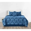 Lux Decor Collection All Season Polyester Down Comforter Case Pack In Navy