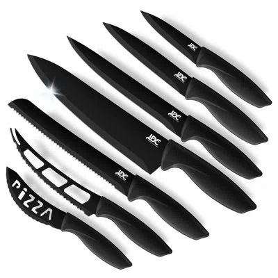 Lux Decor Collection Luxdecorcollection Assorted Knife Set In Black