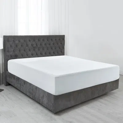 Lux Decor Collection Poly Cotton Terry Top Fitted Mattress Protector Waterproof Hypoallergenic