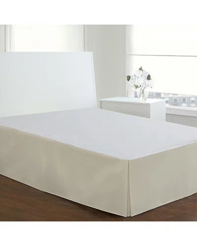 Lux Hotel Microfiber Tailored Style Bed Skirt In White