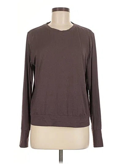 Pre-owned Lux Long Sleeve T-shirt In Brown
