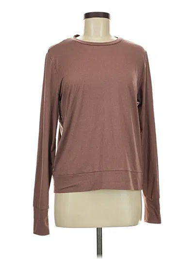 Pre-owned Lux Pullover Sweater In Brown