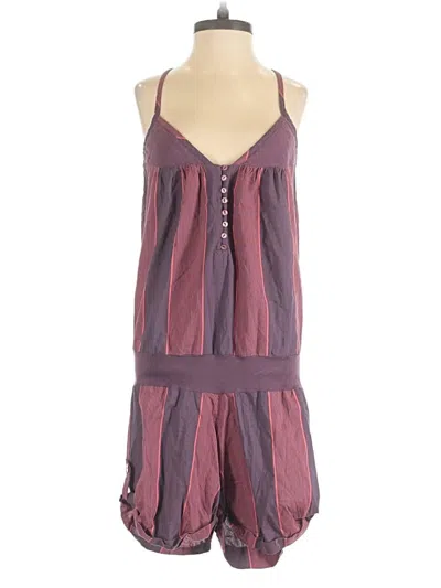 Pre-owned Lux Romper In Purple