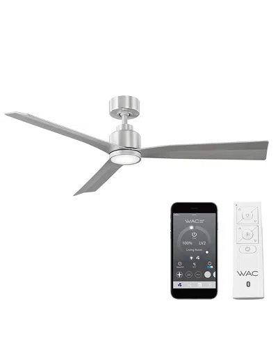 Luxadora Wac Lighting Smart Fans Clean 52 In 3000k Led Indoor Or Outdoor Smart Home Ceiling Fan