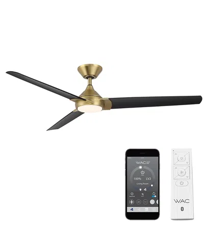 Luxadora Wac Lighting Smart Fans Zelda 60 In 3000k Led Indoor Or Outdoor Smart Home Ceiling Fan