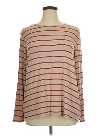 Pre-owned Luxe 3/4 Sleeve T-shirt In Tan