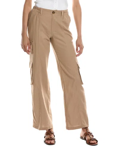 Luxe Always Linen-blend Pant In Brown