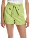 Luxe Always Linen-blend Short In Yellow