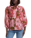 Luxe Always Long Sleeve Blouse In Multi