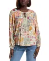 Luxe Always Long Sleeve Blouse In Yellow