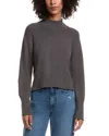 Luxe Always Mock Neck Sweater In Gray