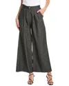 Luxe Always Pleated Pant In Gray