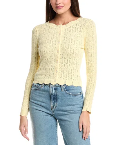 LUXE ALWAYS POINTELLE CARDIGAN