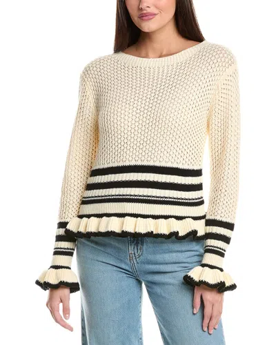 LUXE ALWAYS RUFFLE SWEATER