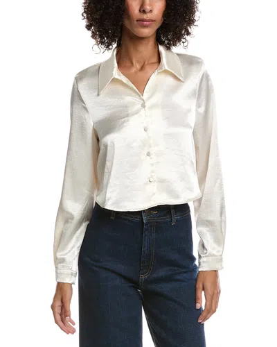 LUXE ALWAYS LUXE ALWAYS SATIN CROP BLOUSE