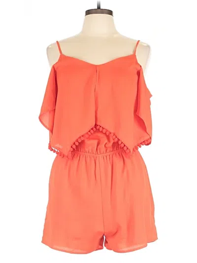 Luxe Apothetique Romper In Orange