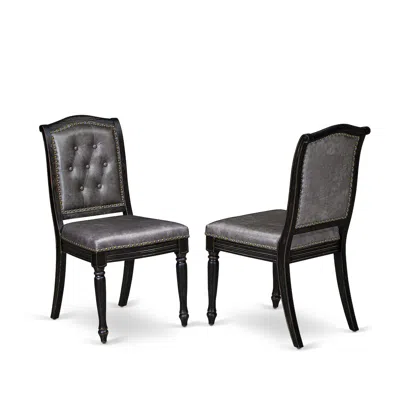 Luxe By East West Furniture Parson Kitchen Room Chairs Set Of 2