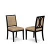 Luxe By East West Furniture Upholstered Dining Chairs Set Of 2