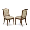 Luxe By East West Furniture Upholstered Dining Chairs Set Of 2
