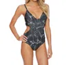 Luxe By Lisa Vogel Rock Solid Cut Out One Piece Swimsuit In Black Onyx In Black