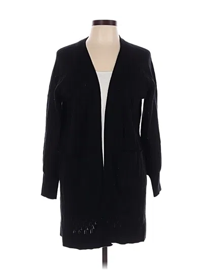 Pre-owned Luxe Cardigan Sweater In Black