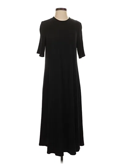 Pre-owned Luxe Casual Dress In Black