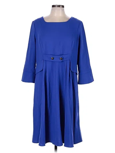 Pre-owned Luxe Casual Dress In Blue